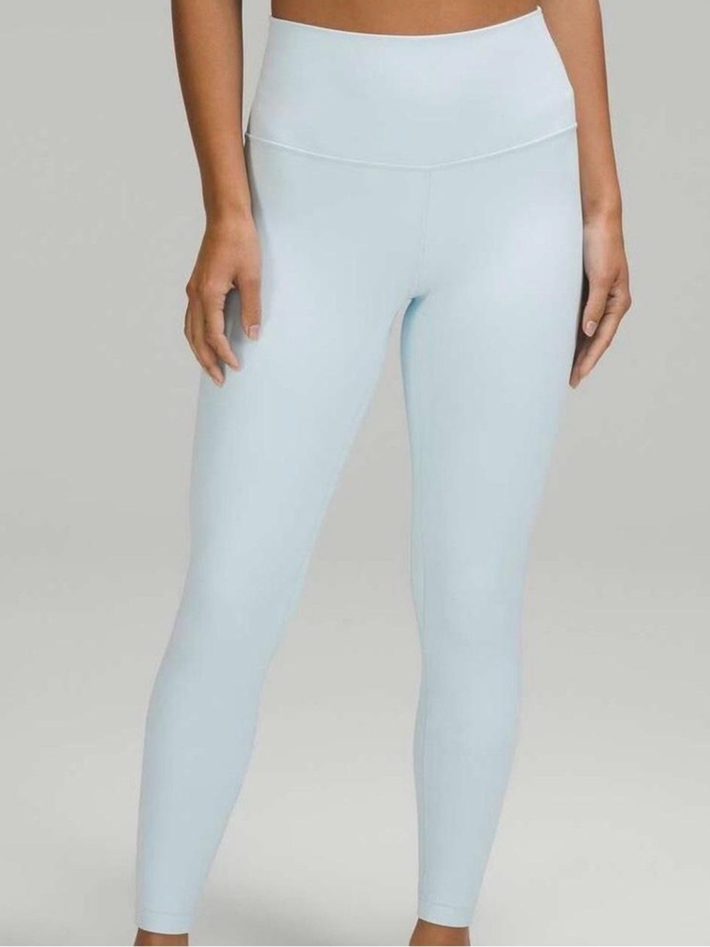 lululemon align 25” leggings in powder blue